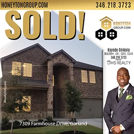 HONEYTON GROUP smc 7309 Farmhouse Drive, Garland